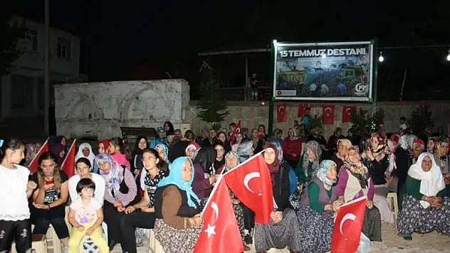 Ahırlı 15 Temmuz'u unutmadı