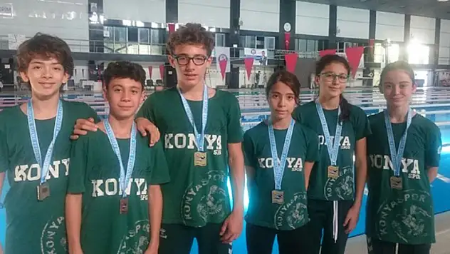 Konyaspor'a yüzmede altın madalya