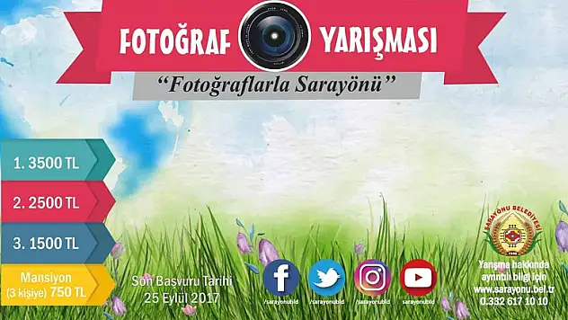 Sarayönü'nde ödüllü yarışma