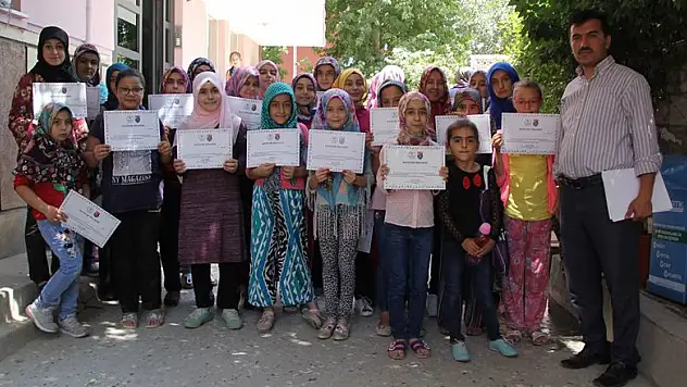 Kuran okuyup, spor yaptılar