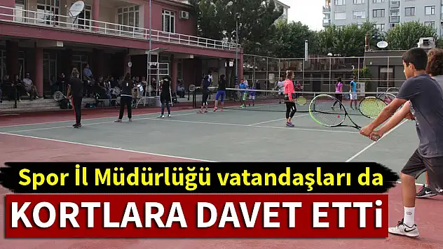 Konya, tenise doyuyor!