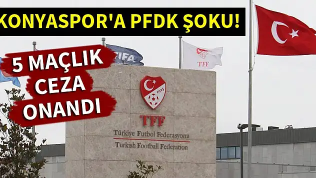 Konyaspor'un 5 maçlık cezası inmedi!