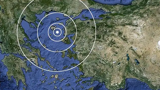 Ege'de 6.2 büyüklüğünde deprem