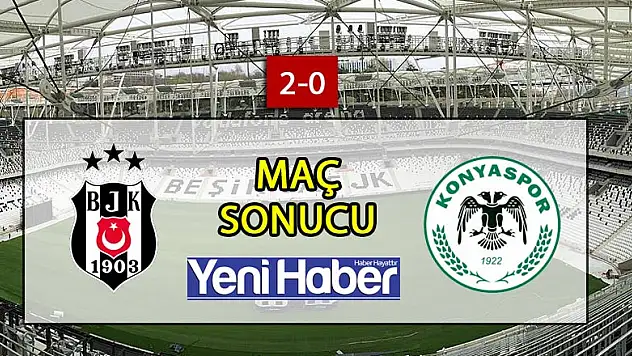 Beşiktaş 2-0 Konyaspor | MAÇ SONUCU