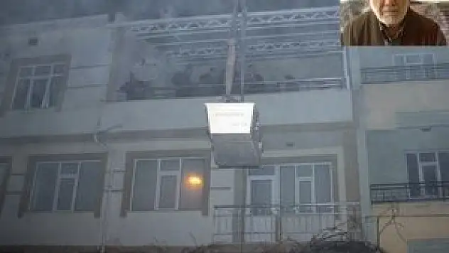 Gurbetçinin cenazesi 3. kata vinçle çıkarıldı