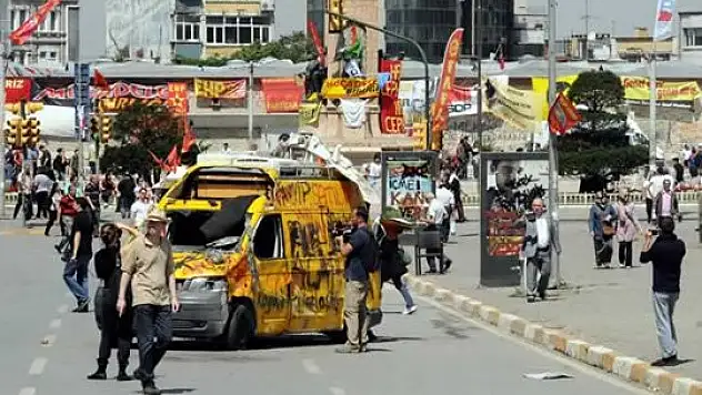 Ukrayna Kiev'de ikinci Gezi sahneleniyor