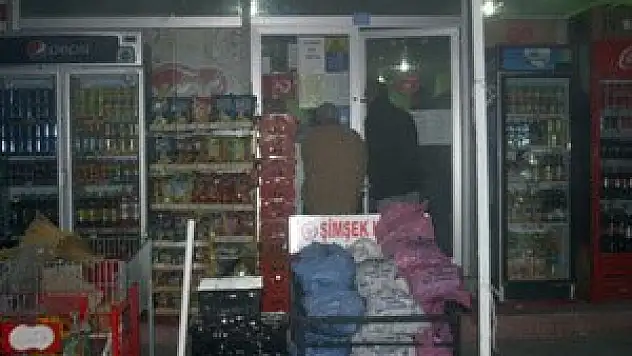 Marketçinin gasp edildiği iddiası