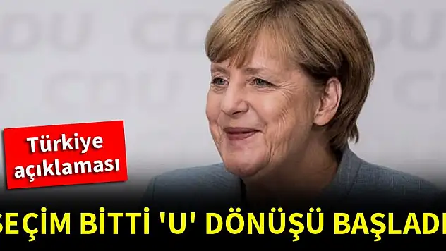 Seçim bitti 'U' dönüşü başladı! Türkiye açıklaması
