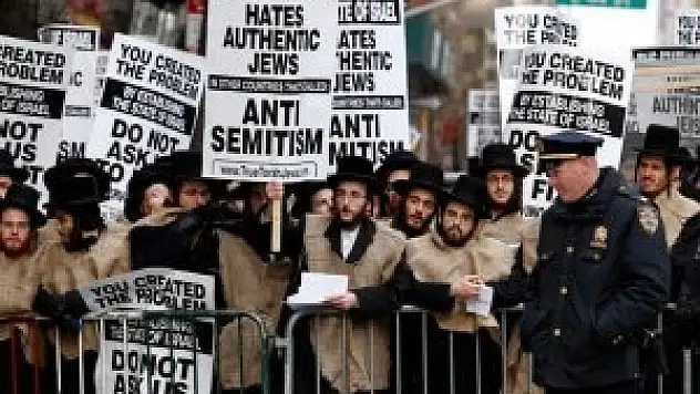 New York'ta Yahudilerden İsrail protestosu