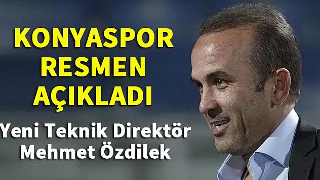 Atiker Konyaspor'da Mehmet Özdilek dönemi