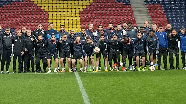 Konyaspor, Salzburg maçının son çalışmasını yaptı