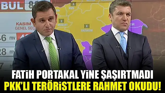 Fatih Portakal'dan skandal gaf!