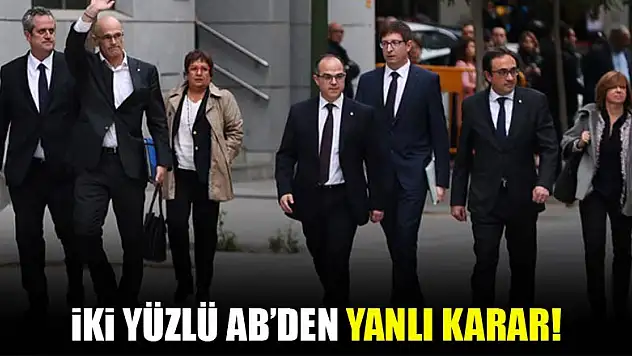 İki yüzlü AB'den yanlı karar