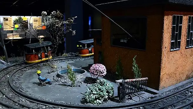 Yer altının izlerini taşıyan müze ziyaretçilerini ağırlıyor