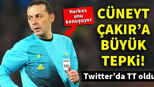 Cüneyt Çakır'a büyük tepki! Twitter'da gündem oldu