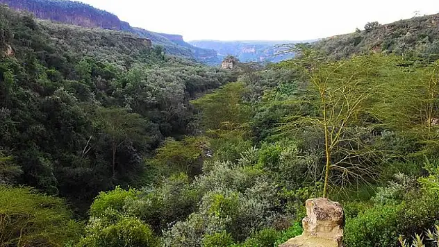 Kenya'nın doğa harikası 'Cehennem Kapısı'
