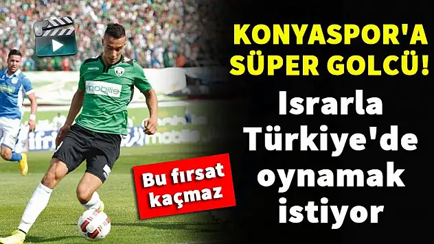 Konyaspor'a süper golcü! Hamzaoui Okacha