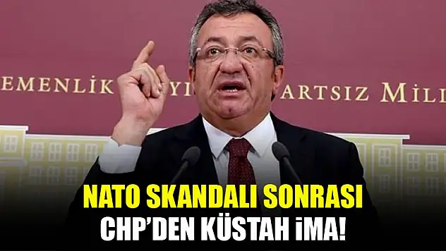 NATO'nun skandalı sonrası CHP'den küstah ima
