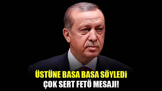 Üstüne basarak söyledi: Bu ordu sadece Türkiye'nin