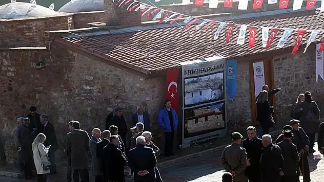 Tarihi Erenler Hamamı hizmete açıldı