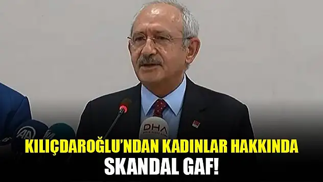 Kılıçdaroğlu'ndan tuhaf 'kadına şiddet' açıklaması