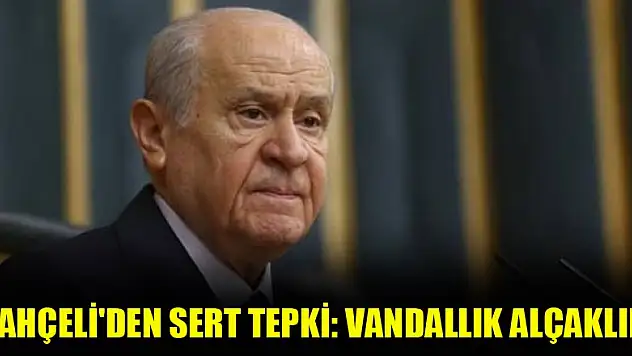 Bahçeli'den sert tepki: Vandallık alçaklık