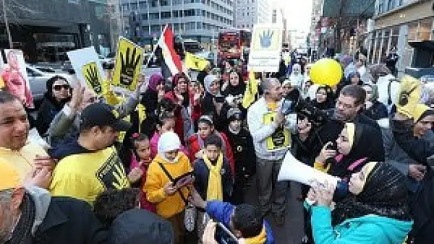 ABD'deki Mısırlılar'dan New York'ta gösteri