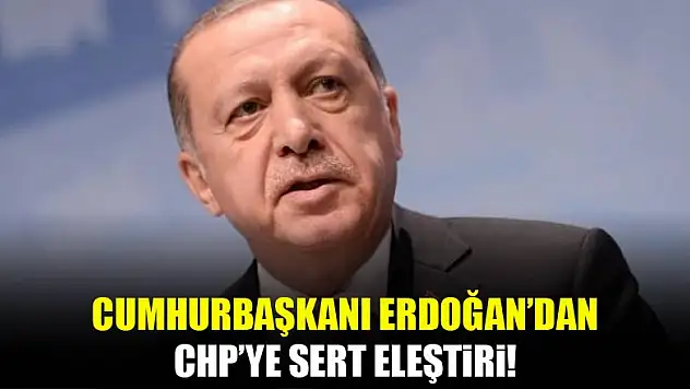 Erdoğan'dan sert sandalye eleştirisi