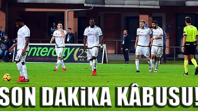 Konyaspor'un son dakika kâbusu!