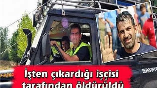 İşten çıkaran patronunu bıçakla öldürdü