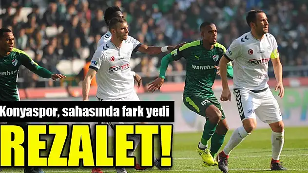 Konyaspor, sahasında Bursaspor'a farklı yenildi