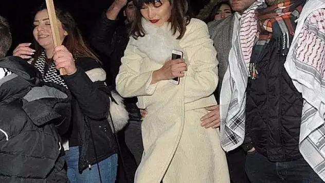 Dünyaca ünlü model Kudüs için yürüdü