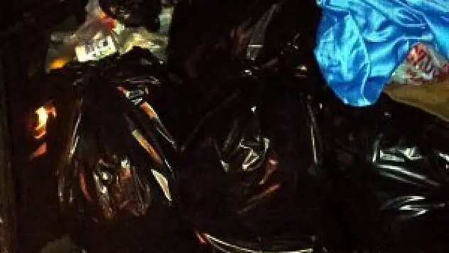 Ereğli'de kaçak sigara imha edildi