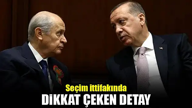 Seçim ittifakında dikkat çeken detay!