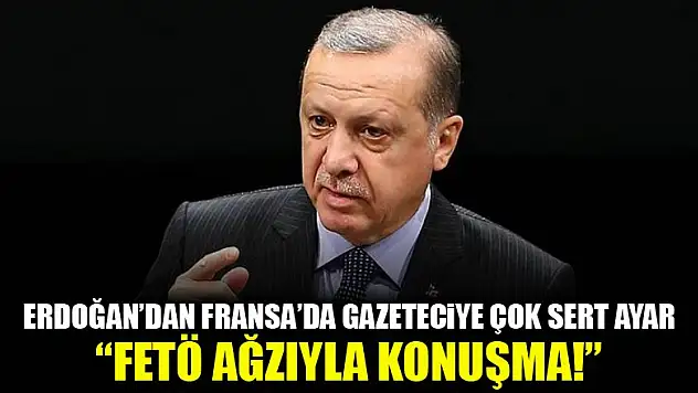 Erdoğan'dan Fransız gazeteciye tarihi ayar!