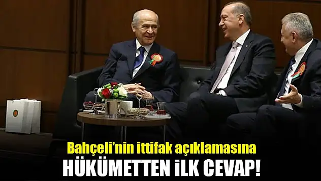AK Parti'den Bahçeli'ye ittifak cevabı!