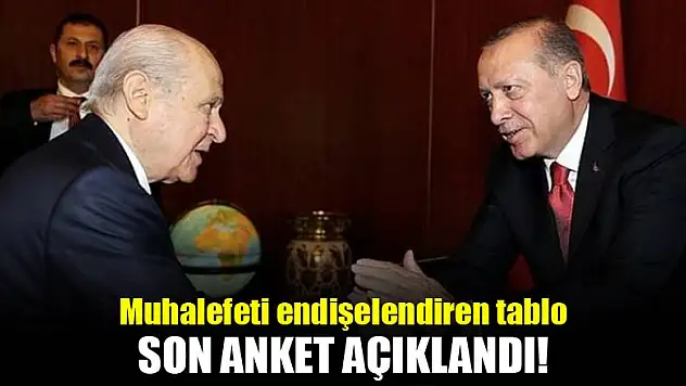 Muhalefeti endişelendiren tablo! Son anket açıklandı