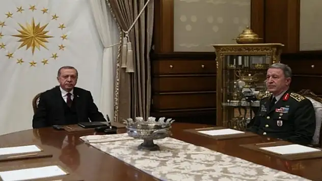 Cumhurbaşkanı Erdoğan Akar'ı kabul etti