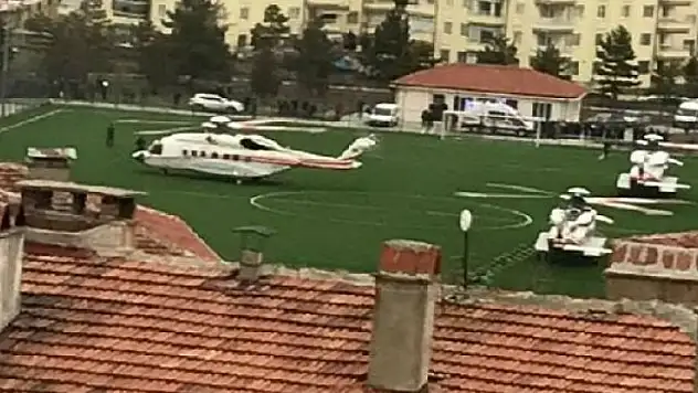 Erdoğan'ın helikopteri Yozgat'a inemedi...
