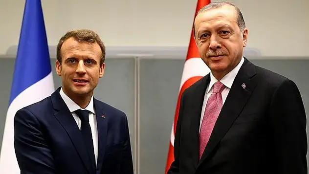 Erdoğan ile Macron 'Zeytin Dalı Harekatı'nı görüştü