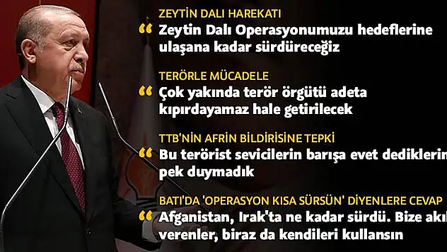 Elini masaya vurdu! Erdoğan'dan 'Afrin' resti