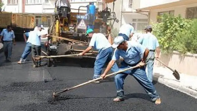 Meram'da 200 bin tonluk asfalt kaplama