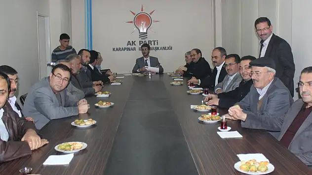 AK Parti Karapınar ilçe teşkilatında yerel seçim çalışmaları