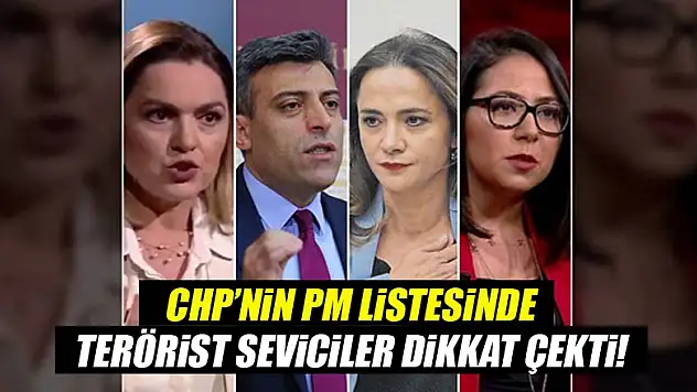CHP PM'sinde 'terör seviciler' skandalı