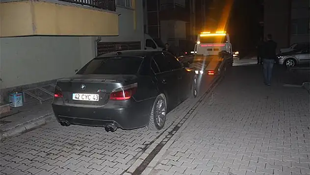 Konya'da şüpheli-polis kovalamacası