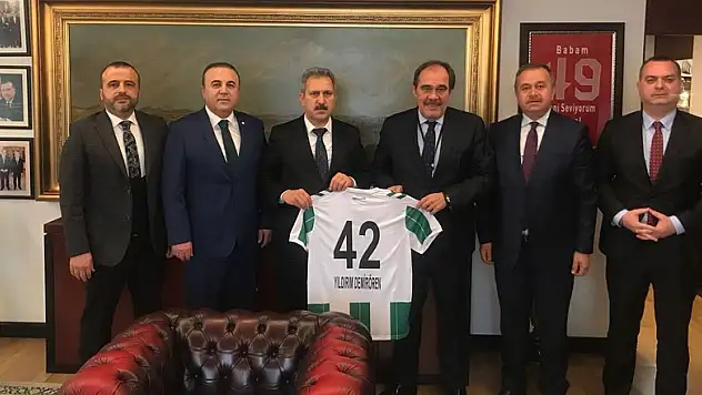 Konyaspor'dan TFF Başkanı'na ziyaret