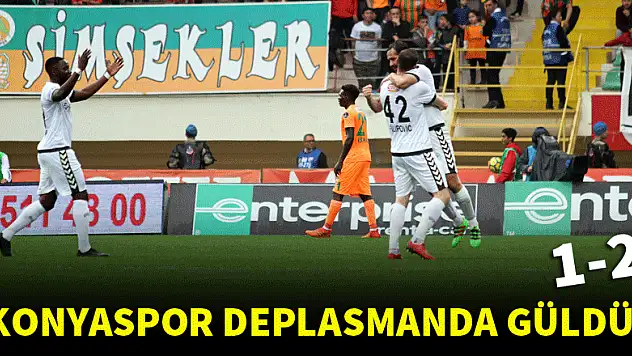 Atiker Konyaspor, deplasmanda Alanyaspor'u mağlup etti