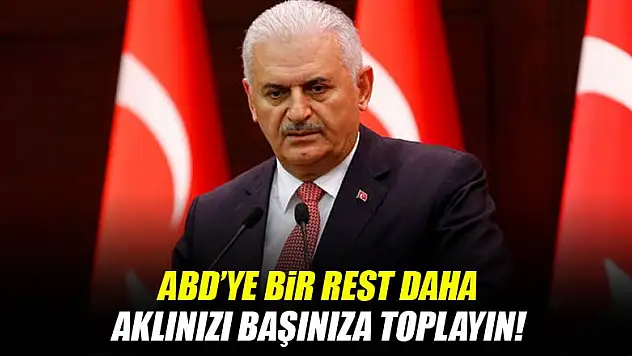 ABD'ye bir rest daha: Aklınızı başınıza toplayın