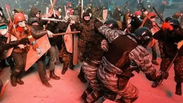 Kiev'de çatışma çıktı