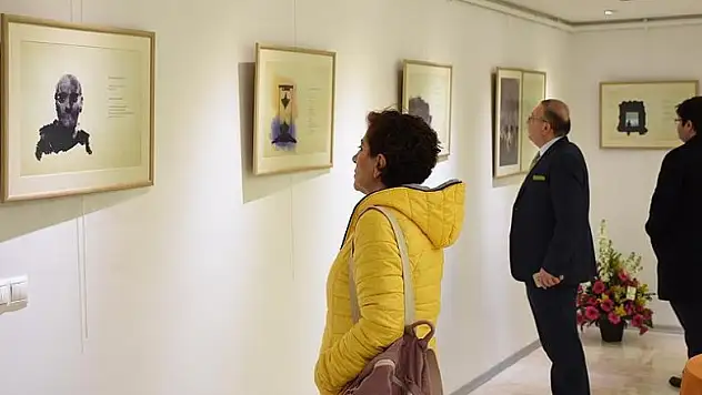 'Kuyuya Dönen Yusuf' şiir ve illüstrasyon sergisi açıldı